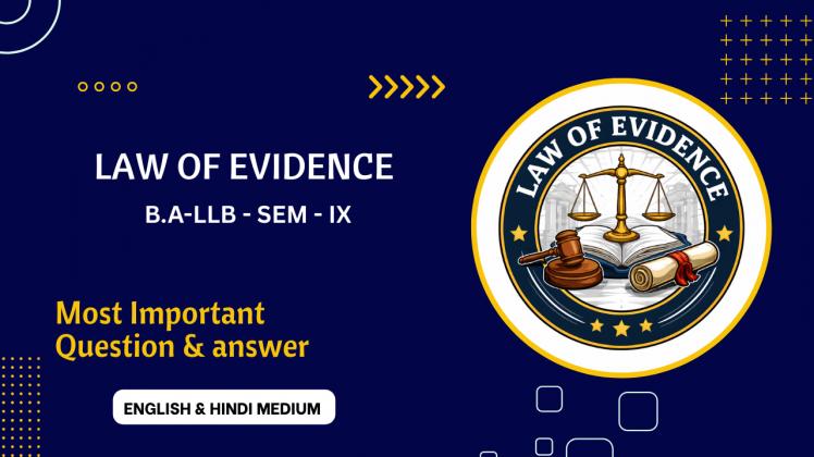 Law of Evidence 